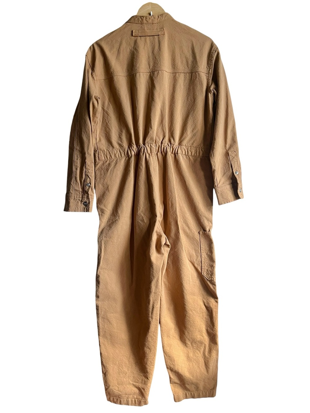 Everlane Canvas Organic Cotton Coverall Mustard S - Picture 7 of 16